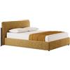 BOLZAN letto matrimoniale FLAG per materasso 140 x 200 cm con box contenitore - FLUB-C
