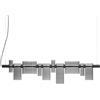 OLUCE lampada a sospensione DANCING GLASS - 457-FUME