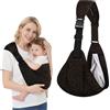AYESY Marsupio Neonato 3-24 Mesi,Marsupio Neonato Regolabile con fibbia,Ergonomico,Marsupios Laterale,Facile da Indossare,Marsupios Bambino Fino a 20 Kg,Tripla protezione,per Dormire Viaggi