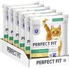 PERFECT FIT Senior cibo secco per gatti anziani a partire dai 11 anni - pollo, 750 g (6 bustine)