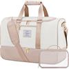 LOVEVOOK Borsa da viaggio da donna, Weekender Travel Duffle Carry On Bag con borsa da trucco, scomparto per scarpe e scomparto bagnato, impermeabile, borsa sportiva per palestra, yoga, bagaglio a mano