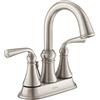 Moen WS84850SRN Rubinetto per Bagno ad Arco Alto Due Maniglie, in Nichel Spazzolato Resistente alle Macchie