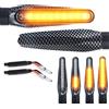 Area1 Set Frecce LED Moto Omologate E (2 Pezzi) M10 + 2 Resistenze - Compatibile con AD11 Carbon (Blinker + Resistenze)