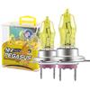 KaiDengZhe 2 pezzi H7 Super Bright Gold Gialla Alogena Xeno Lampadina Auto Faro Fendinebbia Sostituzione Della Lampada 12V 100W 2800K