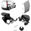 Autocraft Set di 3 rulli di guida superiore, centrale e inferiore per porta laterale scorrevole compatibile per Renault Kangoo II 8200029302 8200497637 777643981R