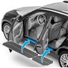uProtect Battitacco Auto Antigraffio Pellicola per Skoda Kodiaq 2 (II) PS7 I 2023-2026 - Protezione Accessori Tuning Portiera - Filo A Carbone