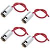 ECSiNG 4PCS BA9S T4W Portalampada Connettore per Girare Luce Strumento Luce Freno Fanale Posteriore Faro Parti Automotive