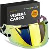 Everalo Visiera Compatibile con Arai Chaser X - Rx7v - Rx7x - Quantic - Quantum X - Concept X - Concept Xe - Renegade V - Profile V - Qv Pro - Vas V (Oro Cromo)