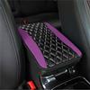 CGEAMDY Cuscino per bracciolo auto in pelle, cuscino impermeabile per bracciolo sedile, accessori per auto confortevoli per la maggior parte delle auto, furgoni e SUV (Viola)