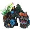 WAONIQ Acquario Corallo Artificiale Corallo Colorato Resina Grotta di Corallo Decorazione Montagna per Pesci Riposo Nascondi Gioco Habitat