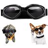 WELLXUNK XUNKE Occhiali da Sole e protettivi per Cani di Piccoli Taglia, Anti UV, Impermeabili, Pieghevole Pet Dog Occhiali (Black)