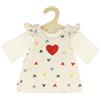 Heless 1530 - Vestiti per Bambole ''Heart Confetti'', Set di 2 Pezzi con Abito in Velluto a Coste e Maglietta, per Bambole e Peluche di Dimensioni 28-35 cm
