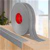 LSGCQ Modanature per pareti flessibile paraspigoli muro modanatura adesiva profilo angolare pvc pareti (4cm×6m, Venatura del legno grigio chiaro)