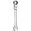 QUARKZMAN Chiave a cricchetto flessibile con testa girevole da 24mm Chiave a cricchetto metrica combinata 72 denti in acciaio al cromo vanadio Chiave a cricchetto aperta per dadi bulloni