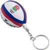 Gilbert Pallone Portachiavi England Rugby Unisex, Multicolore, Taglia Unica.