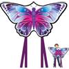 VLEDARLING Aquilone Farfalla per Bambini e Adulti, Aquilone Butterfly, Stringa 100m, Aquiloni Farfalla Colorati Facili da Far Volare, Aquiloni a Linea Singola per Bambini dai 3Anni in su