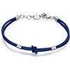 S'Agapõ Bracciale Uomo in Acciaio | Collezione Panama - SPA24