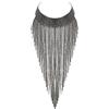 EVER FAITH Collana Donna, Cristallo Nappa Collar Lusso Statement per Banchetto, Festa