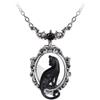 Alchemy Gothic Feline Felicity Donna Collana colore argento peltro