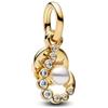 PHCLASY Golden Charm in per bracciale Collana Charm Dangle per Donne Regali di Compleanno Argento Sterling
