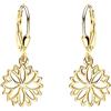 SOFIA MILANI - Orecchini da Donna in Argento 925 - Placcati in Oro - Orecchino Pendente a Fiore - E2167