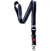 TAO Cordoncino per Badge Portachiavi Collana con Clip con Striscia Stampata a Clip (Nero Occitania)