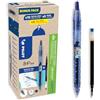 PILOT - Set di 10 B2P Gel con 5 Ricariche + 5 in Omaggio - Roller Gel Retrattili e Ricaricabili - Plastica Riciclata - Scrittura Fluida - Blu - Punta Media