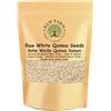 Raw Farm Organic Natural Fresh Raw Farm - Quinoa bianca cruda 1 kg - Chicchi integrali - Naturale e non trasformata - Contiene 18 g di proteine per 100 g - Ideale per cucina quotidiana
