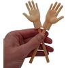 Generisch Tiny Hands - Mini mani divertenti con bastoncino | Gadget divertente e regalo | burattini con dita