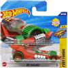 Hot Wheels Hot Wheengs HYW42 Fast Foodie 5/5 Short Card Hotdog Auto da corsa rosso verde Mattel 2025 1:64