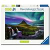 Ravensburger Puzzle 1000 pezzi, Aurora su Kirkjufell Islanda- Puzzle Adulti +14 anni, 70 x 50 cm, Puzzle per Adulti, Foto Islanda, Idee Regalo