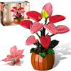 HiWEEGO Blocchi di costruzione Set per la creazione di bonsai con fiori botanici - Piante bonsai artificiali in vaso per decorazioni domestiche, 782 pezzi, regalo di San Valentino per la fidanzata