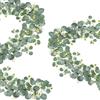 Pilyero 2 Pezzi Ghirlanda Fiori Finti, Ghirlande Artificiali di Eucalipto, Adatto per Decorare Giardini Esterni, Scene di Matrimoni, Tavoli da Pranzo, Grandi Feste, 3.6m