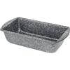 Salter BW07037EU7 Teglia antiaderente per pane e torta, rivestimento antiaderente Megastone, 27cm piatto a forma rettangolare, senza PFOA, forno fino a 220°C, per carne/verdura, Nero