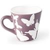 Excelsa Enjoy Tazza caffè, Porcellana, Viola, 6 x 6x6 cm