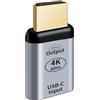 Kioylmo Convertitore USB-C Tipo C Femmina a HDMI Maschio, Adattatore USB C Femmina a HDMI Lavello 4K @60Hz, per Monitor, TV, Tablet, Telefono e Portatile, Trasmissione Morbida, Schermo HD