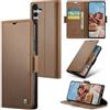 Rerzoiro Cover per Samsung Galaxy S25 Plus Custodia Portafoglio [Blocco RFID] Premium Pelle PU Wallet Case Flip Libro con Porta Carte Slot Supporto Flip Case per Samsung Galaxy S25 Plus, Marrone