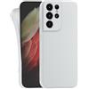 MyGadget Cover per Samsung Galaxy S21 Ultra - Custodia Protettiva in Silicone Morbido - Case TPU Flessibile - Ultra Protezione Antiurto & Antiscivolo Bianco