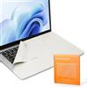AOOSU Copritastiera, Fodera Tastiera per MacBook 15/16 Pollici, Panno Protettivo per Tastiera, Anti-Impronte Uso Quotidiano, Panno in Microfibra Schermo Morbido