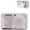 Rieibi Custodia in silicone per Kodak PIXPRO FZ55 fotocamera, accessori per Kodak PIXPRO FZ55 Custodia Protettiva include 2 pellicole protettive, copriobiettivo rimovibile, Rosa gelatina