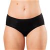 Bambody Mutandine assorbenti in rayon di bambù, a prova di perdite, per donne e adolescenti, protezione per tutto il giorno, 1 confezione: nero, XX-Large
