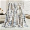 GKXLH Coperta Peluche Soffice - Morbida e Calda Coperta di Lanci per Letto, Divano e Sofa - Coniglio Pelliccia Sintetica (160X200CM)