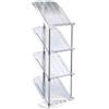 PAIDE P Organizzatore di scarpe. Stoccaggio di calzature. Organizer per scarpe per armadio calzascarpe. Supporto per scarpe regolabile in altezza, scarpiera semplice. (4Levels)