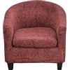 Meigeh Copripoltrona Chesterfield Elasticizzato Fodera per Sedia a Vasca 2 Pezzi Fodera per Cuscino per Poltrona Tullsta