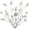 CEWUDA 4 Pz Rami Decorativi per Vaso con Verdi Foglie Finte per Decorazioni Primaverili 90 cm Steli di Ficus Artificiali Piante Finte per Riempire Vaso da Terra Battesimo Casa Ufficio Interno Pasqua