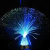 Guozyly Lampada in fibra ottica, decorazione delle fate, luci notturne, lampada a LED retrò, lampada con cristalli che cambiano colore, luce d'atmosfera per compleanno, Natale, Halloween, San