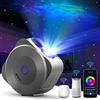 Drcowu Proiettore Stelle Soffitto, LED Lampada Proiettore Stelle Alexa, 3D Galassia Nebula Luce Notturne Bambini Adulti con App/Controllo vocale/WiFi/Timer/Compatibile Google Assistant, Galaxy Star Projector