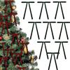 COSORO 36 Pezzi Fiocco Velluto Natale,5*7 Pollici Fiocchi Verde Scuro Natalizi Decorazioni Natale,Vintage Nastro Velluto Decori Natalizi per Albero per Ghirlande Matrimoni Decorazioni Casa Interni Esterni
