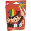 JANOD Penne magiche in feltro x10 Janod