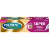 Polident Super Tenuta + Comfort Adesivo per Protesi Dentale Tenuta giornaliera Gusto neutro 40g